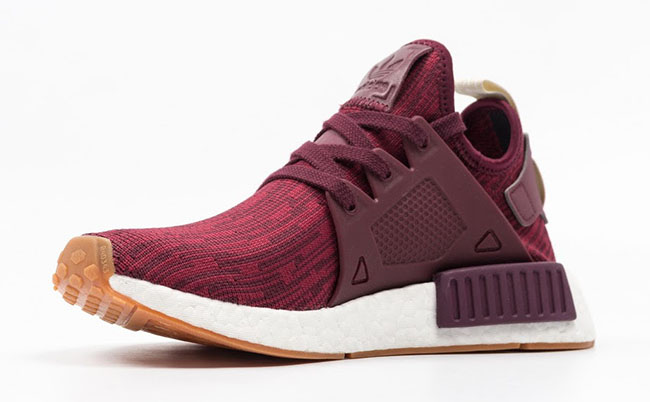 adidas NMD XR1 Primeknit Maroon Gum