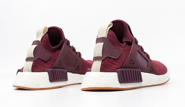 adidas NMD XR1 Primeknit Maroon Gum