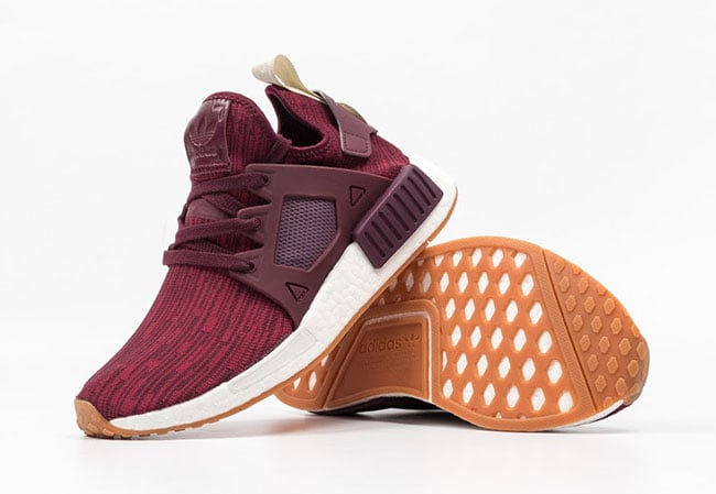 adidas NMD XR1 Primeknit Maroon Gum