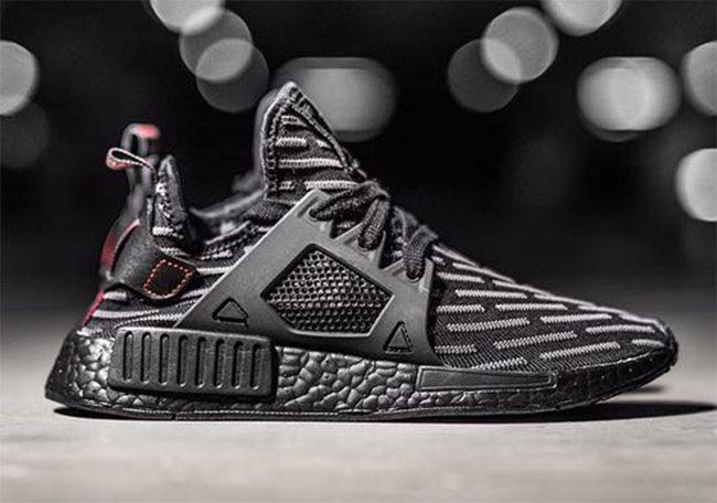 adidas NMD XR1 Triple Black R2 Red