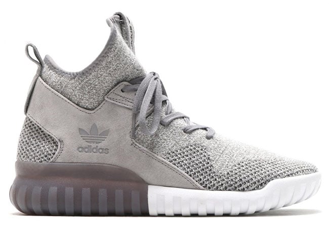 adidas Tubular X Primeknit Grey Black Sesame