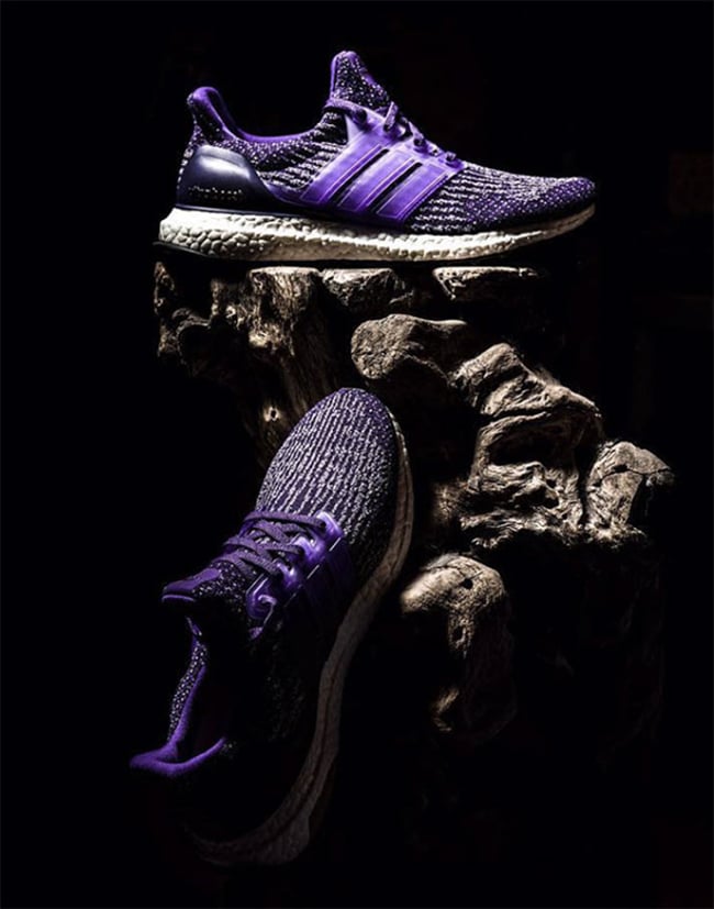 purple adidas boost