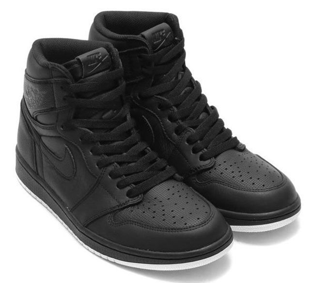 Air Jordan 1 Perforated Black