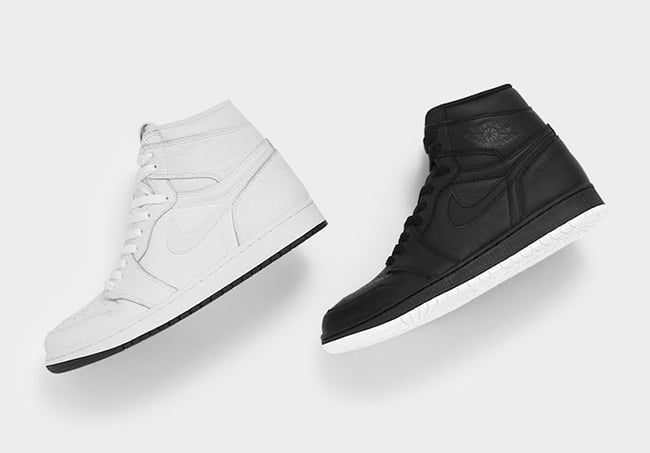 Air Jordan 1 Perforated White Black Pack