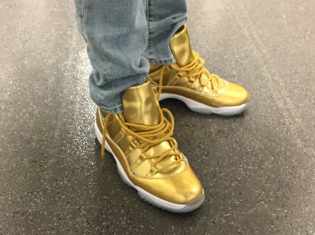 Air Jordan 11 Gold Kawhi Leonard