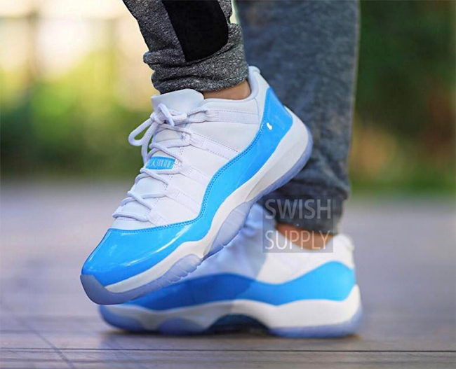 Air Jordan 11 Low Columbia 2017 On Feet