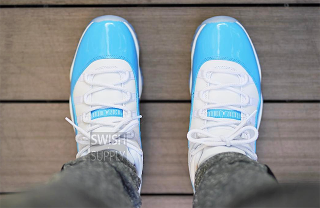 Air Jordan 11 Low Columbia 2017 On Feet