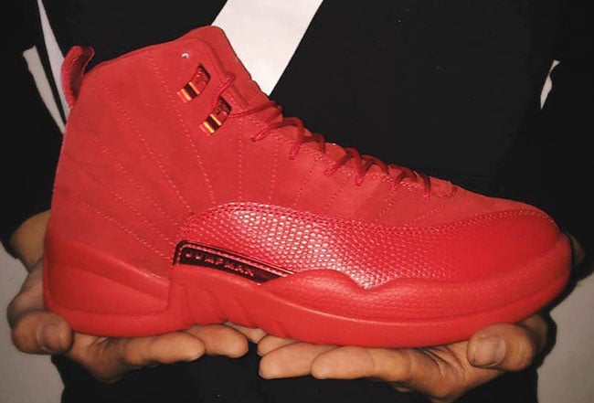 air jordan all red 12