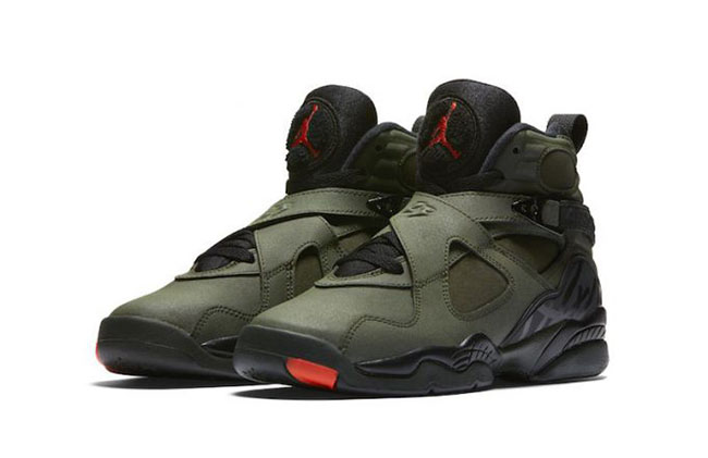 Air Jordan 8 Sequoia Orange GS