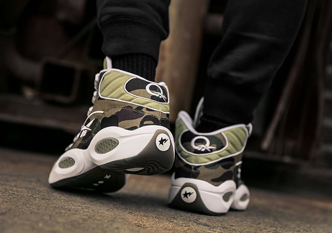 Bape x mita Sneakers x Reebok Question 1st Camo