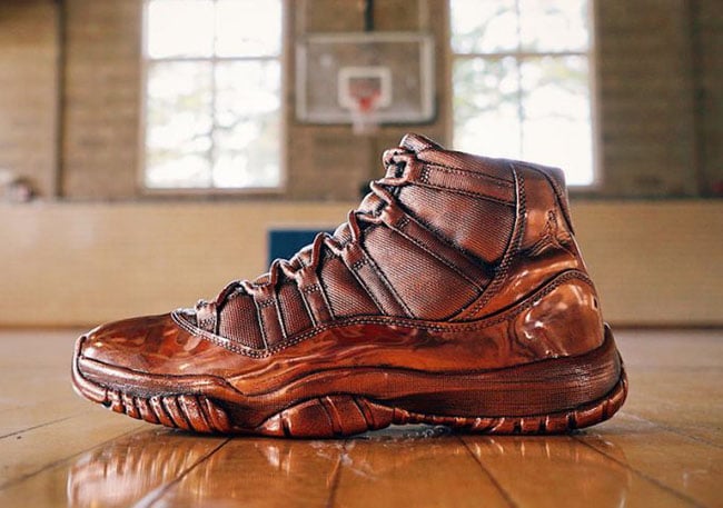 Matt Senna Creates the Bronze Air Jordan 11