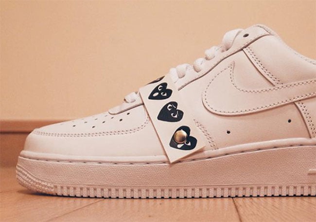 comme des garcons x nike air force 1