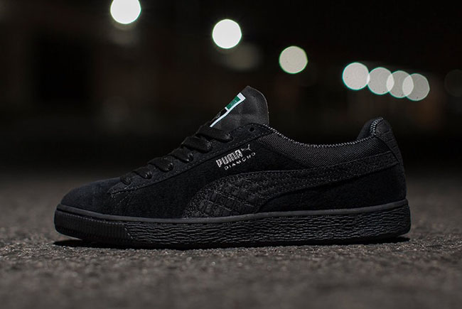 puma suede noir jordan