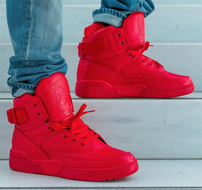 ewing shoes red