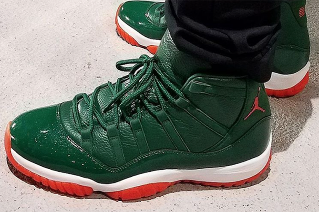 Andre Johnson Spotted in Air Jordan 11 ‘Miami Hurricanes’ PE