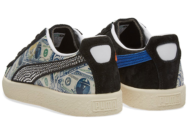 mita sneakers x Puma Clyde $1000 Bill