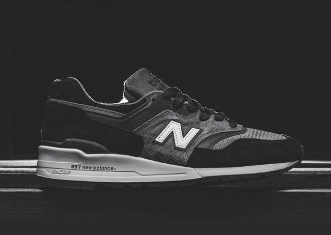 New Balance 997 Black Grey Made in USA 