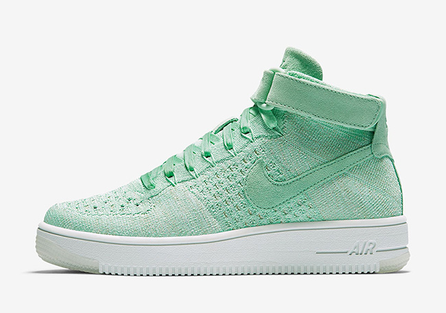 Nike Air Force 1 Mid Flyknit Enamel Green