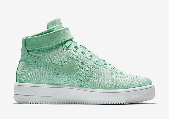 Nike Air Force 1 Mid Flyknit Enamel Green