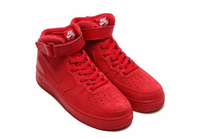 all red air force ones mid