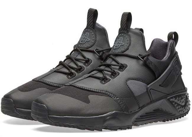 Nike Air Huarache Utility Premium in Black and Anthracite