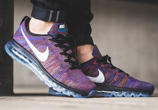 Nike Air Max Flyknit Multicolor Blue Red