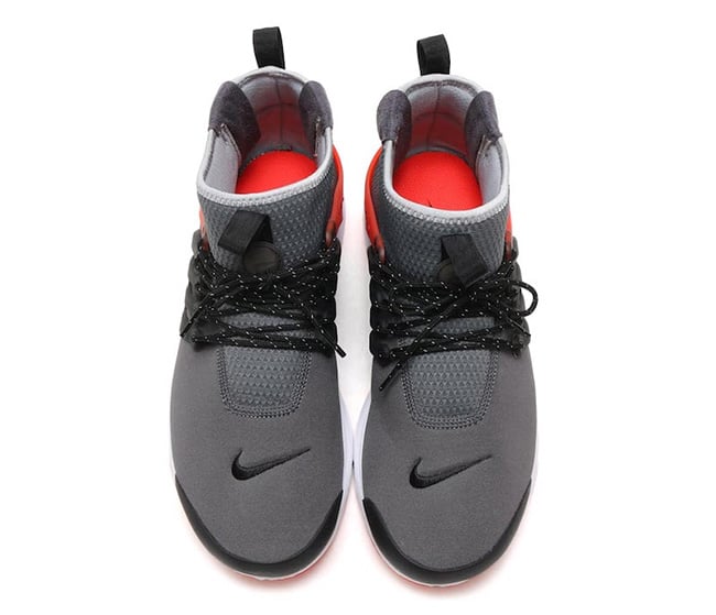 Nike Air Presto Mid Utility Dark Grey Max Orange