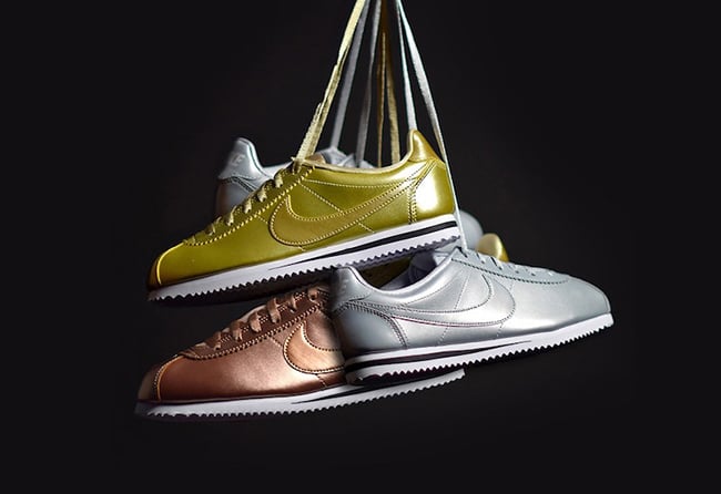 nike cortez with metal