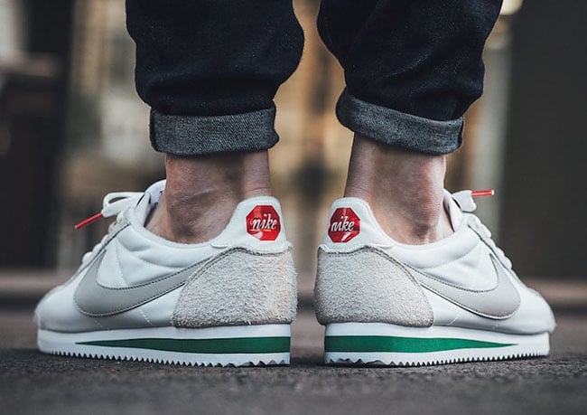 nike cortez grey nylon