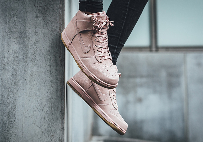 Nike Dunk High Premium Oxford Pink