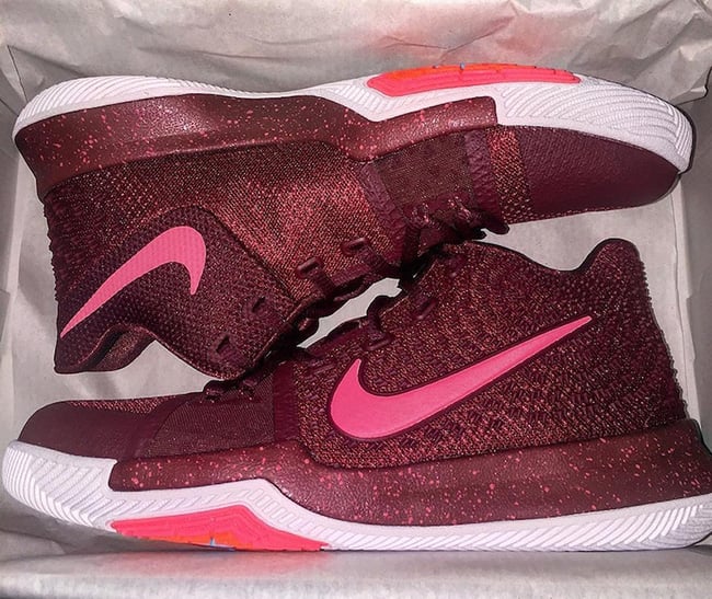 Nike Kyrie 3 Team Red Total Crimson Pink Blast