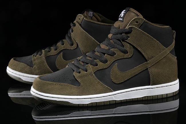 nike dunk high olive