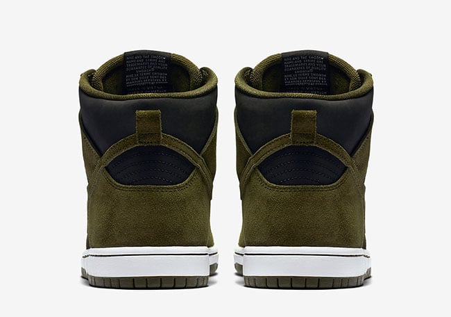Nike SB Dunk High Dark Loden Olive 854851-330 Release Date | SneakerFiles