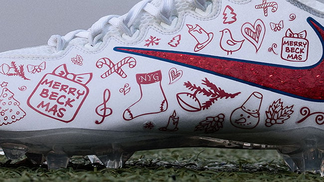 Odell Beckham Jr Nike Vapor Untouchable Christmas PE Cleat