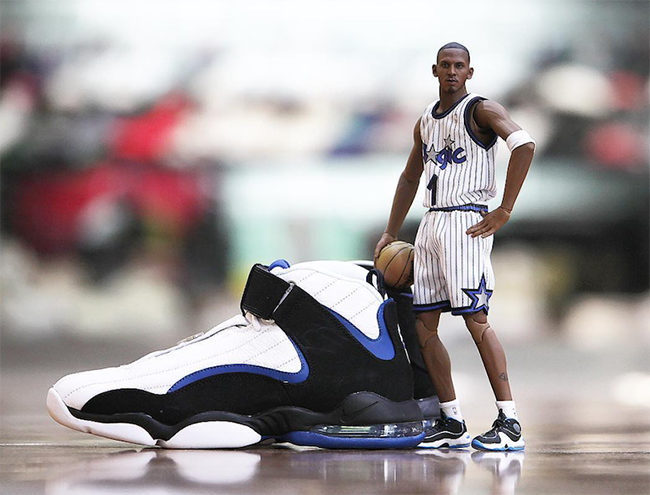 Orlando Magic Nike Air Penny 4 White Atlantic Blue