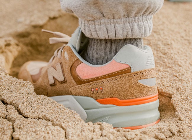 Packer Shoes x New Balance 999 Camel