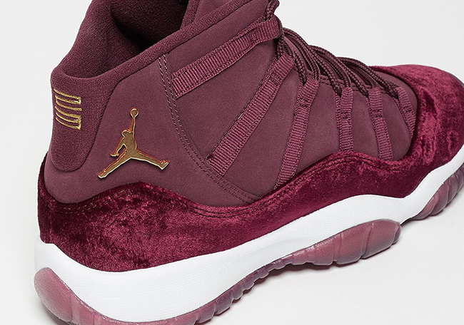 Red Velvet Air Jordan 11 Night Maroon