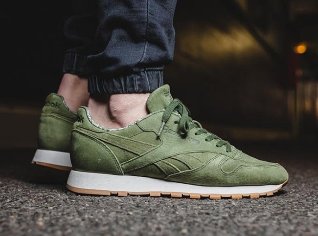 reebok olive green