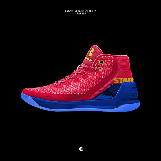 Under Armour Curry 3 Weeknd Starboy