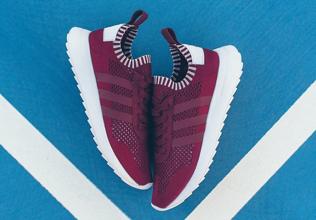 adidas Flashback Primeknit Maroon Easter Green