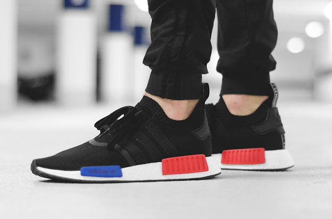 adidas nmd r1 og primeknit black red