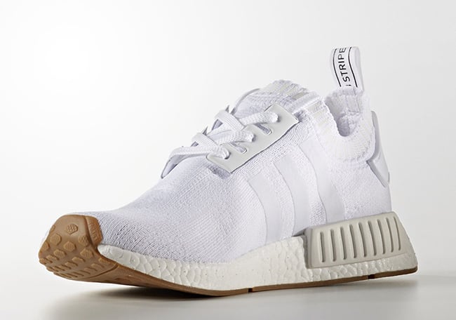 adidas NMD R1 Primeknit White Gum Pack