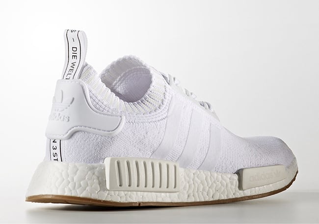 adidas NMD R1 Primeknit White Gum Pack