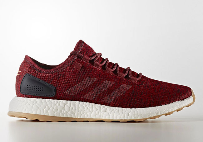 adidas Pure Boost Burgundy Mystery Red Night Navy