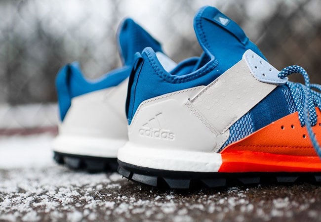 adidas Response Trail Boost Core Blue Energy Orange