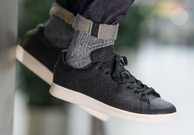 adidas Stan Smith Black Quilted Leather