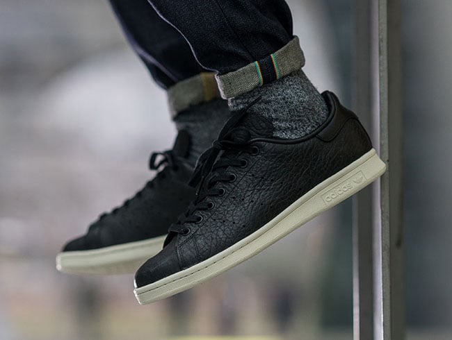 adidas Stan Smith Black Quilted Leather 