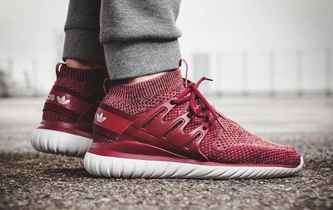 tubular primeknit red