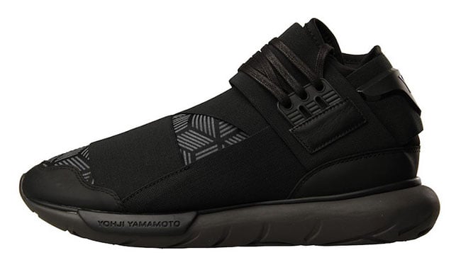 adidas Y-3 Qasa High Triple Black Geometric Pattern | SneakerFiles