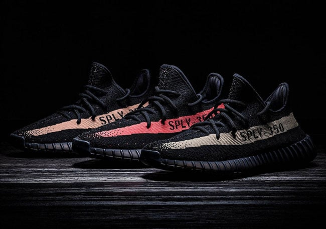 Adidas Yeezy Boost 350 v2 Core Black Red Bred Infant Size